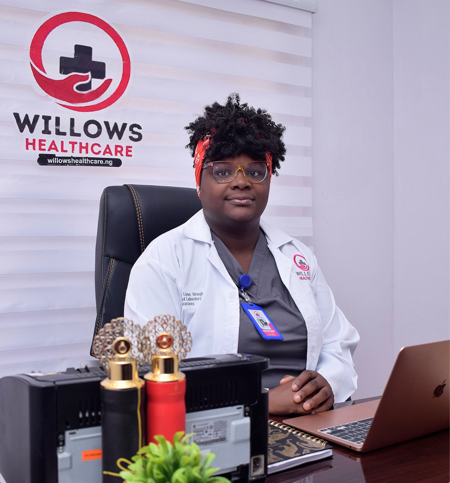 Willows Healthcare leadership in the Lagos office